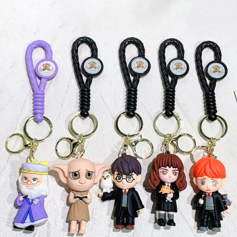 Chaveiro Harry Potter | Hermione Granger, Ron Weasley, Harry Potter, Dobby e Dumbledore