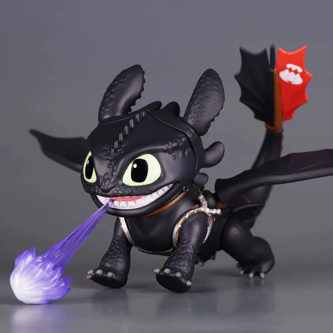 Action Figure Banguela (Toothless) Nendoroid 2238 | Como Treinar o Seu Dragão