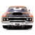 Miniatura Dom's Plymouth Road Runner (Laranja) 1/24 | Jada Toys (Velozes e Furiosos) - Geek de Milhões