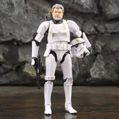Action Figure George Lucas e Luke Skywalker (Battle) | Star Wars