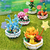 Blocos de Montar Pokémon Bonsai | Keeppley (Pikachu, Bulbasaur, Charmander, Squirtle e Jigglypuff)