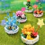Blocos de Montar Pokémon Bonsai | Keeppley (Pikachu, Bulbasaur, Charmander, Squirtle e Jigglypuff)
