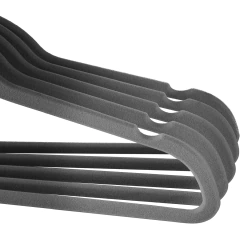 Cabide Veludo - Cinza - Lavize