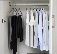 Cabide Veludo - Cinza - comprar online