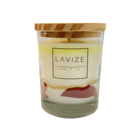 Vela Aromatizada Concreto Mescaldo - Canela