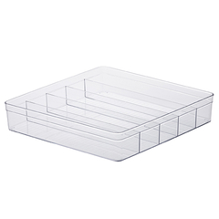 Organizador Acrílico Com Divisórias Diamond 36,5x36,5x7,5 cm