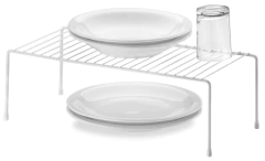 Organizador Aramado Retangular Grande - Branco - loja online