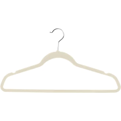 Cabide Veludo - Bege - loja online