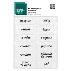 Kit de Etiquetas Temperos
