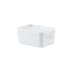 Cesto Organizador Com Tampa Idealle 18x13x8 cm