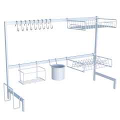 Organizador de Cozinha Autossustentável 82 cm - Branco - Lavize