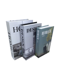 Kit 3 Livros Caixa - Home Design - comprar online