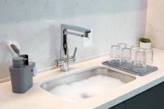 Dispenser Para Detergente e Organizador de Pia Ou 650ml - Branco - comprar online