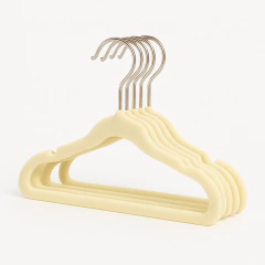 Cabide Veludo Infantil - Bege - Lavize