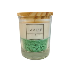 Vela Aromatizada Pedras - Alecrim