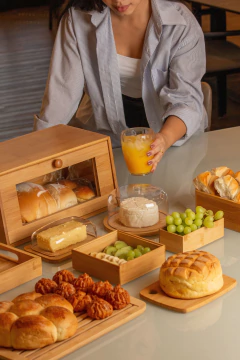 Organizador de Bambu Empilhável 30,5x7,5x5,1 cm - loja online