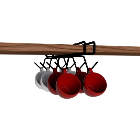 Porta Xícaras - Preto