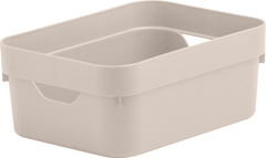Caixa Organizadora Cube Mini 2 litros - Bege