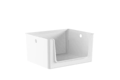 Cesto Flow Com Abertura Frontal Branco 34x27x17,4 cm