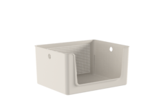 Cesto Flow Com Abertura Frontal Bege 34x27x17,4 cm