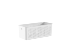 Cesto Flow Branco 34x15x13 cm