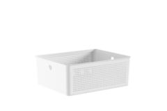 Cesto Flow Branco 34x27x13 cm