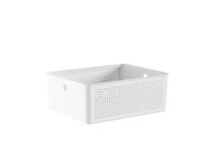 Cesto Flow Branco 34x27x13 cm