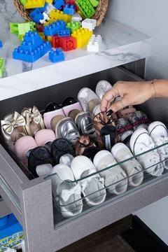 Organizador Acrílico Com Divisórias Diamond 36,5x36,5x7,5 cm - comprar online