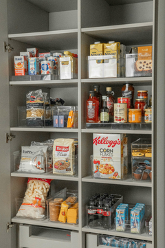 Cesto Organizador Acrílico Clear 37x10x13 cm - comprar online