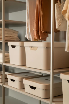 Caixa Organizadora Cube Mini 2 litros - Rosa - comprar online