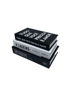 Kit 3 Livros Caixa - Chic