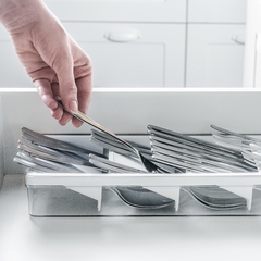 Imagem do Organizador de Talheres Clear 37,5x15x5,6