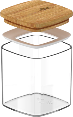 Pote Hermético com Tampa de Bambu 150 ml na internet