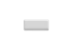 Tampa Cesto Flow Branco 27x12x1,3 cm