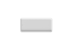 Tampa Cesto Flow Branco 27x22x1,3 cm - comprar online