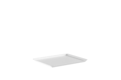 Tampa Cesto Flow Branco 27x22x1,3 cm