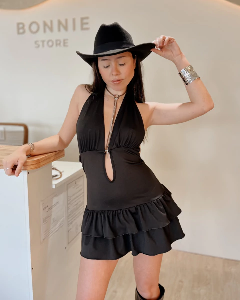 Vestido Emilia negro - comprar online