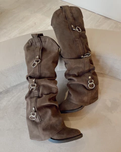 Botas Afrodita choco - comprar online