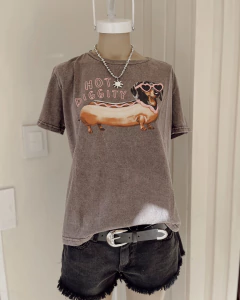 Remera Hot gris en internet