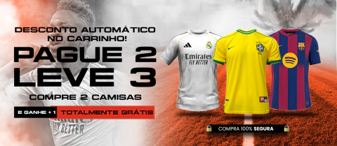 Banner de Camisa de Time de Futebol | Compre 2 Leve 3