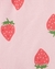 Romper Carter's Bebê Menina - Moranguinhos Rosa - Tam 3 a 24 Meses - comprar online