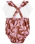 Conjunto Jardineira Carter's Bebê Menina - Floral Marrom - Tam 3 a 24 Meses - comprar online