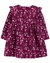 Vestido Manga Longa Carter's Bebê Menina - Floral Rosa - Tam 3 a 24 Meses - comprar online