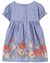 Vestido Manga Curta OshKosh Carter's Bebê Menina - Floral Lavanda - Tam 3 a 24 Meses - comprar online