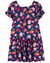 Vestido Manga Curta Carter's Bebê Menina - Floral Azul Marinho - Tam 3 a 24 Meses - comprar online