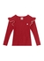 Blusa Manga Longa Bebê Menina Mundi - Babados - Tam 1 ao 6 - Piuí - Moda Infantil