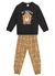 Conjunto Blusão e Calça Jogger Bebê Menino Brandili - Ursinho - Tam 1 ao 3 - comprar online