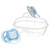 Chupeta Ultra Air 6-18m Philips Avent - Pegadas/Urso - SCF085/06 - Piuí - Moda Infantil