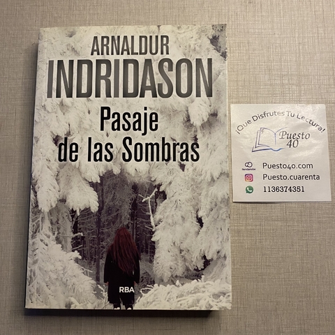 Pasaje de las sombras - Arnaldur Indridason