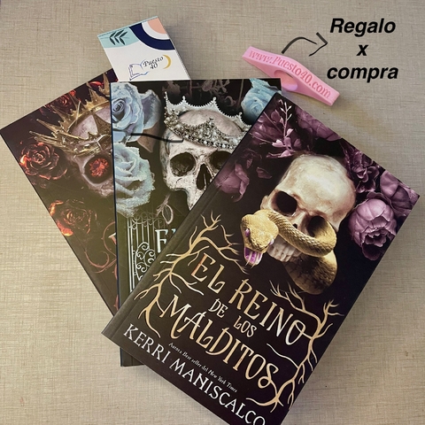 Pack Reino de los malditos (3 libros)+ Regalo - Kerri Maniscalco - comprar online